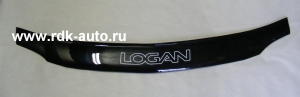   Дефлектор капота Рено Логан-1/ Renault Logan-1