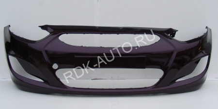   Бампер передний Hyundai Solaris (2010-2014) ФИОЛЕТОВЫЙ ПЕРЛАМУТР PXA